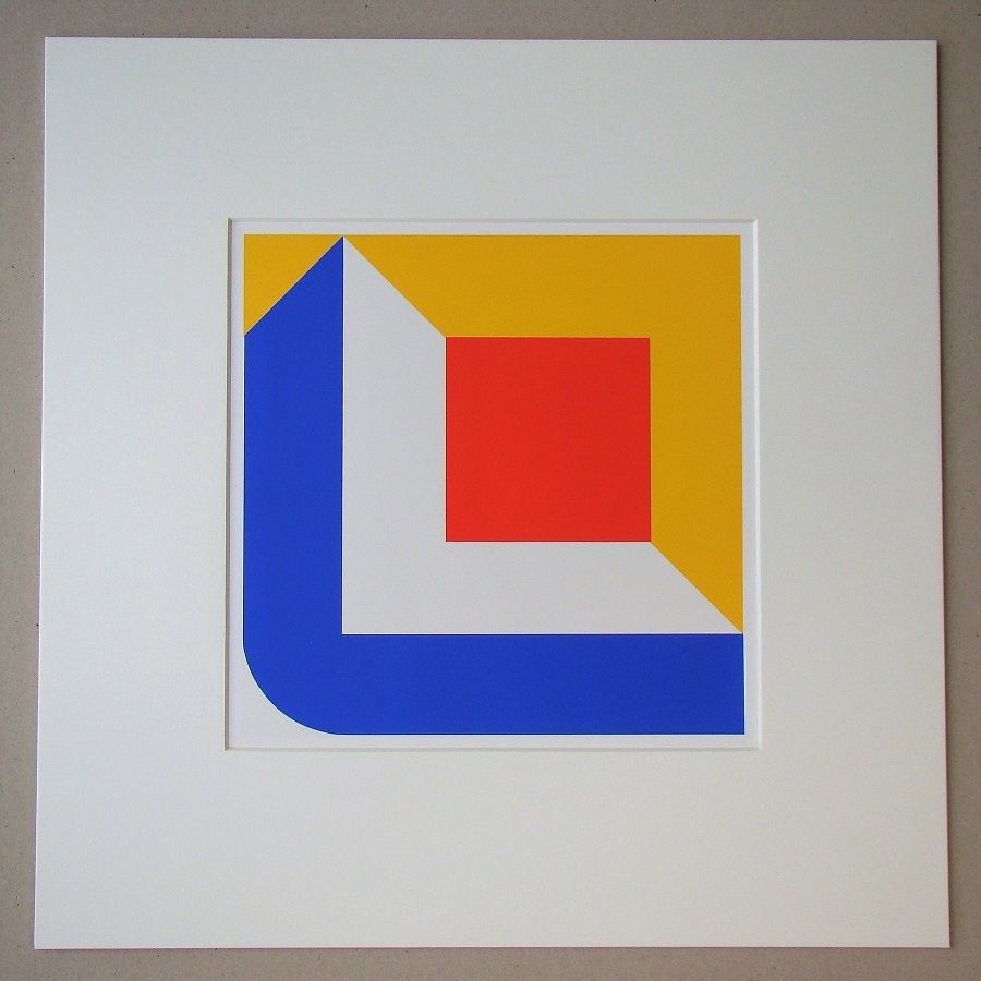 シルクスクリーン Pfahler - Komposition 1968