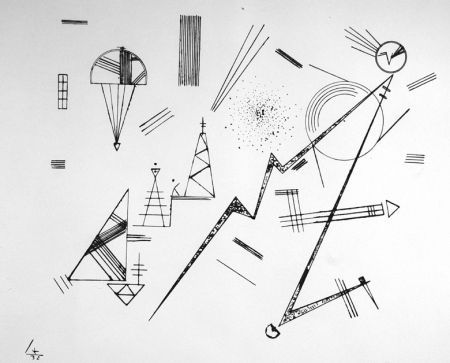 リトグラフ Kandinsky - Kreis der Freunde des Bauhauses