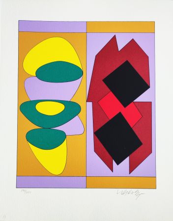 シルクスクリーン Vasarely - Kris Bille