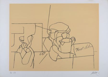 リトグラフ Adami - Kurt Schw..., 1986 - Hand-signed