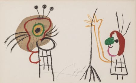 リトグラフ Miró - L' Enfance d' Ubu