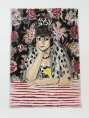 エッチングと　アクチアント Matisse - L ' Espagnol à la mantille