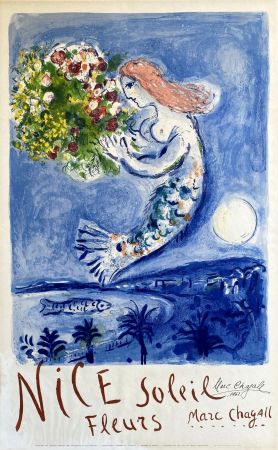 リトグラフ Chagall - La Baie des Anges