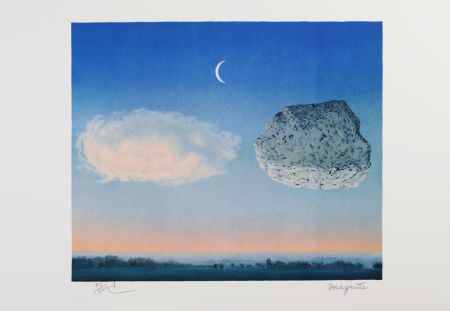 リトグラフ Magritte - La Bataille de Argonne