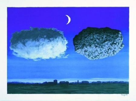 リトグラフ Magritte - La Bataille de l'Argonne, 1964
