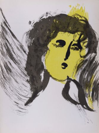 リトグラフ Chagall - La Bible : Ange, 1956