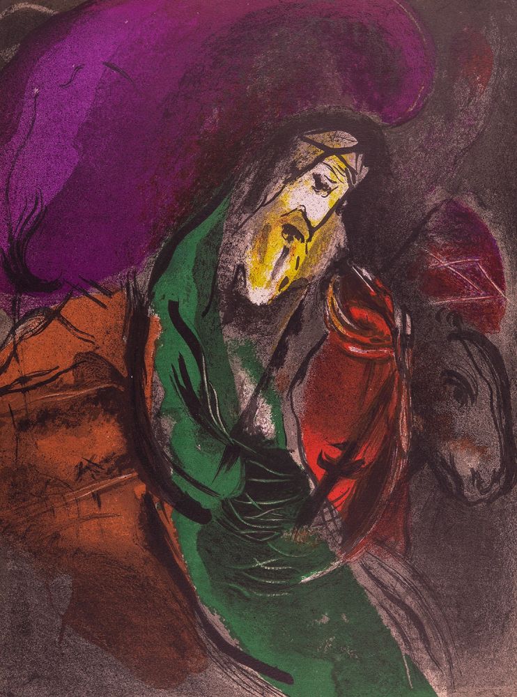 リトグラフ Chagall - La Bible : Jérémie, 1956