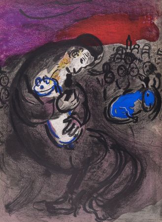 リトグラフ Chagall - La Bible : Pleurs de Jérémie, 1956