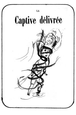 リトグラフ Dutertre - La captive