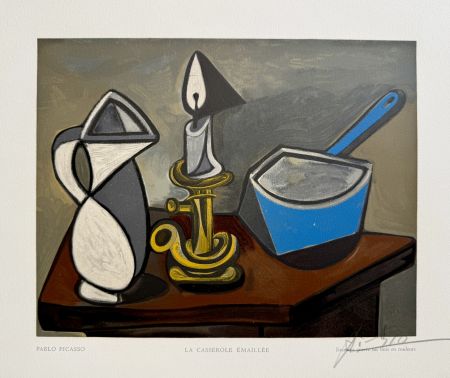 木版 Picasso - La Casserole Émaillée