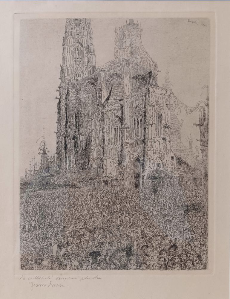 彫版 Ensor - La Cathédrale