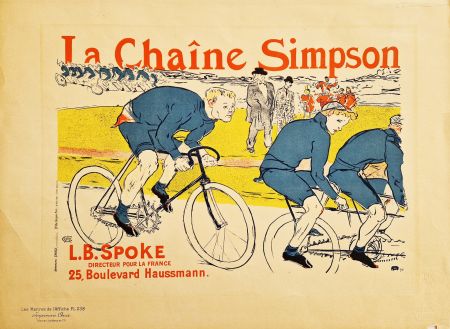 リトグラフ Toulouse-Lautrec - La Chaine Simpson