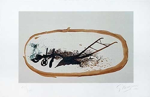リトグラフ Braque - La charrue
