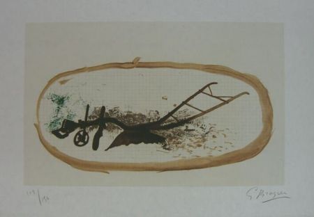 リトグラフ Braque - La Charrue (el arado)