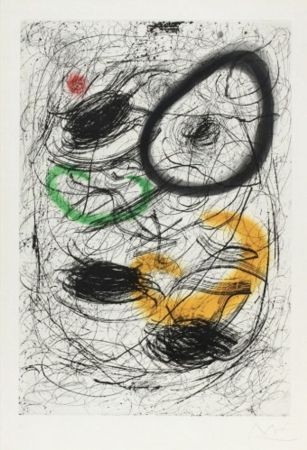 エッチングと　アクチアント Miró - La chevelure De Bérénice II