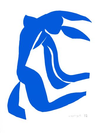 リトグラフ Matisse - La Chevelure (The Flowing Hair)
