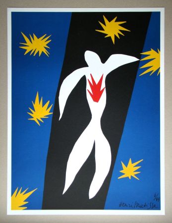 リトグラフ Matisse (After) - La Chute d'Icare, 1945