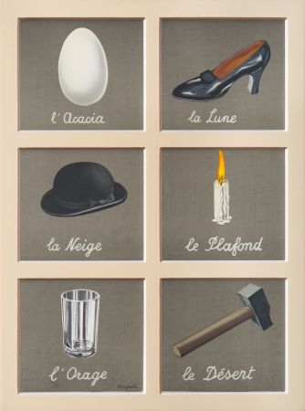 リトグラフ Magritte - La Clé des Songes