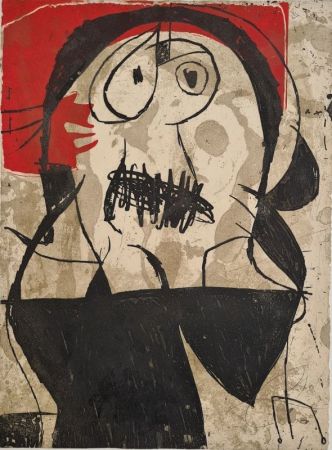 エッチング Miró - La commedia dell'arte VII 
