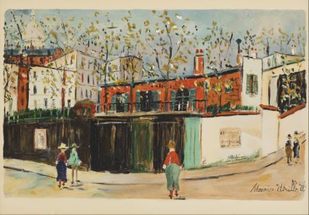 ステンシル Utrillo - La Commune Libre de Montmartre, 1959