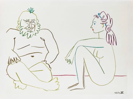 リトグラフ Picasso - La Comédie Humaine