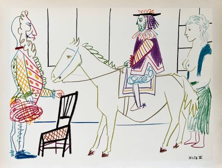 リトグラフ Picasso - La Comédie Humaine