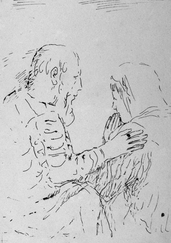 リトグラフ Bonnard - La confessione