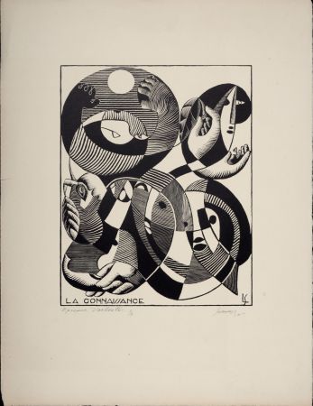 木版 Survage - La Connaissance, 1935