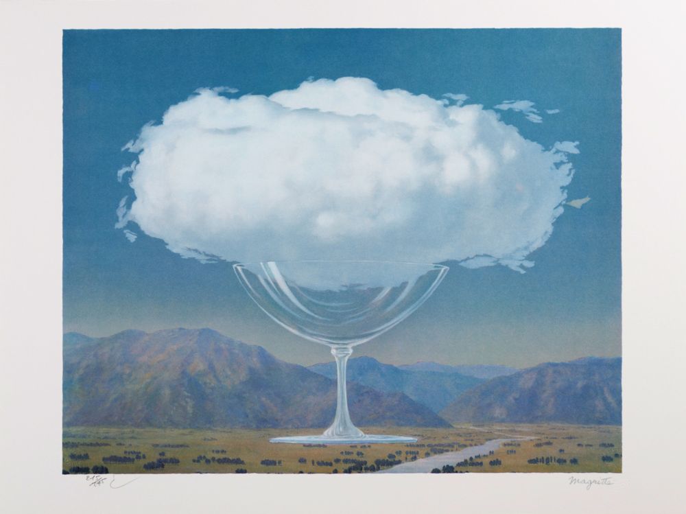 リトグラフ Magritte - La Corde Sensible (Heartstring)