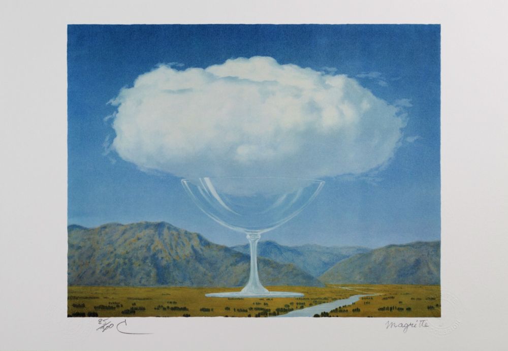 リトグラフ Magritte - La Corde Sensible (Heartstring)