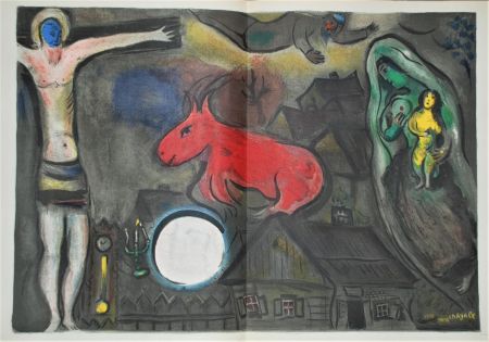 リトグラフ Chagall - La crucifixion mystique