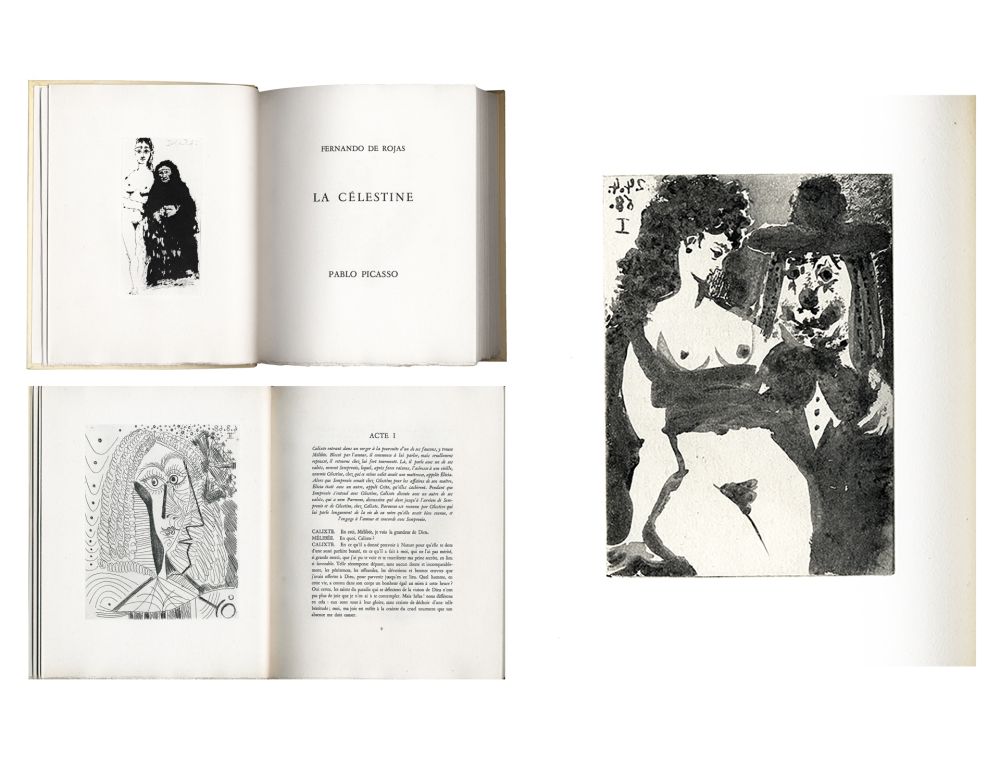 挿絵入り本 Picasso - LA CÉLESTINE. 66 gravures originales de Pablo Picasso (1971)