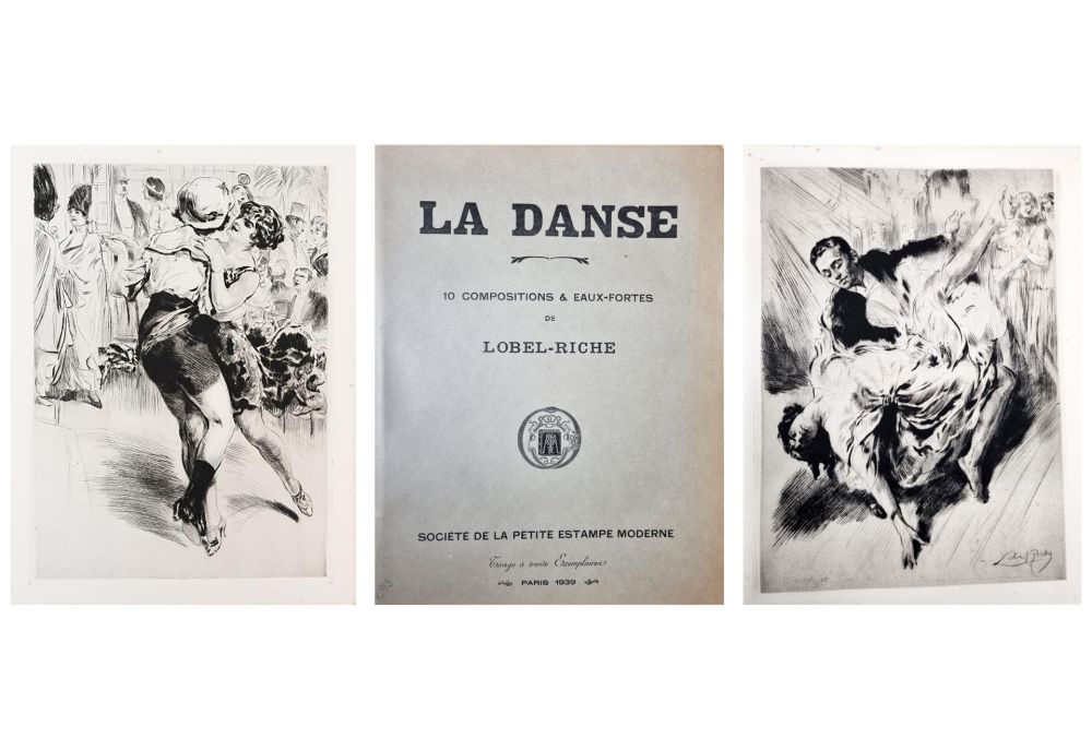 エッチング Lobel-Riche - LA DANSE. 10 compositions & eaux-fortes de Lobel-Riche (1939)