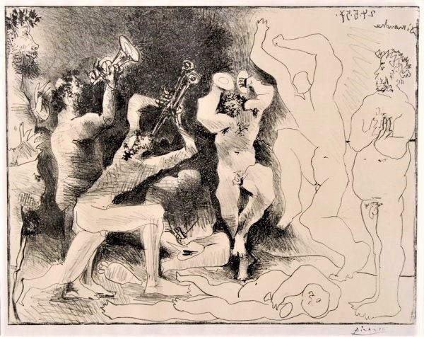 リトグラフ Picasso - La Danse des Faunes