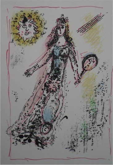 リトグラフ Chagall - La Feerie et le Royaume, planche 6