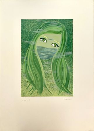 リトグラフ Tréanna - La Femme en Vert