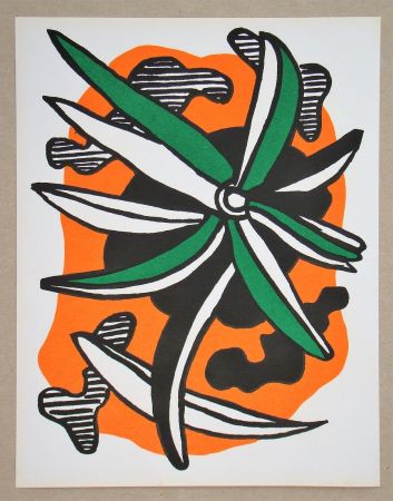 リトグラフ Leger - La fleur, 1952 / 71