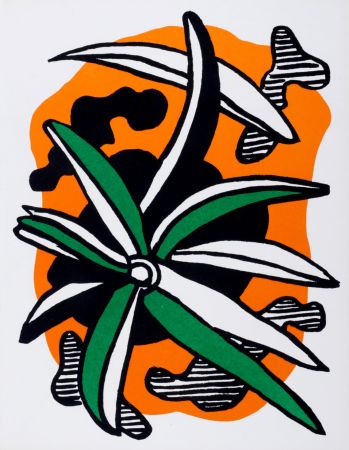 リトグラフ Leger - La Fleur, 1971