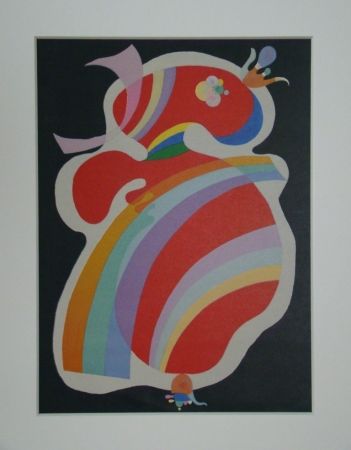 リトグラフ Kandinsky - La forme rouge, 1938
