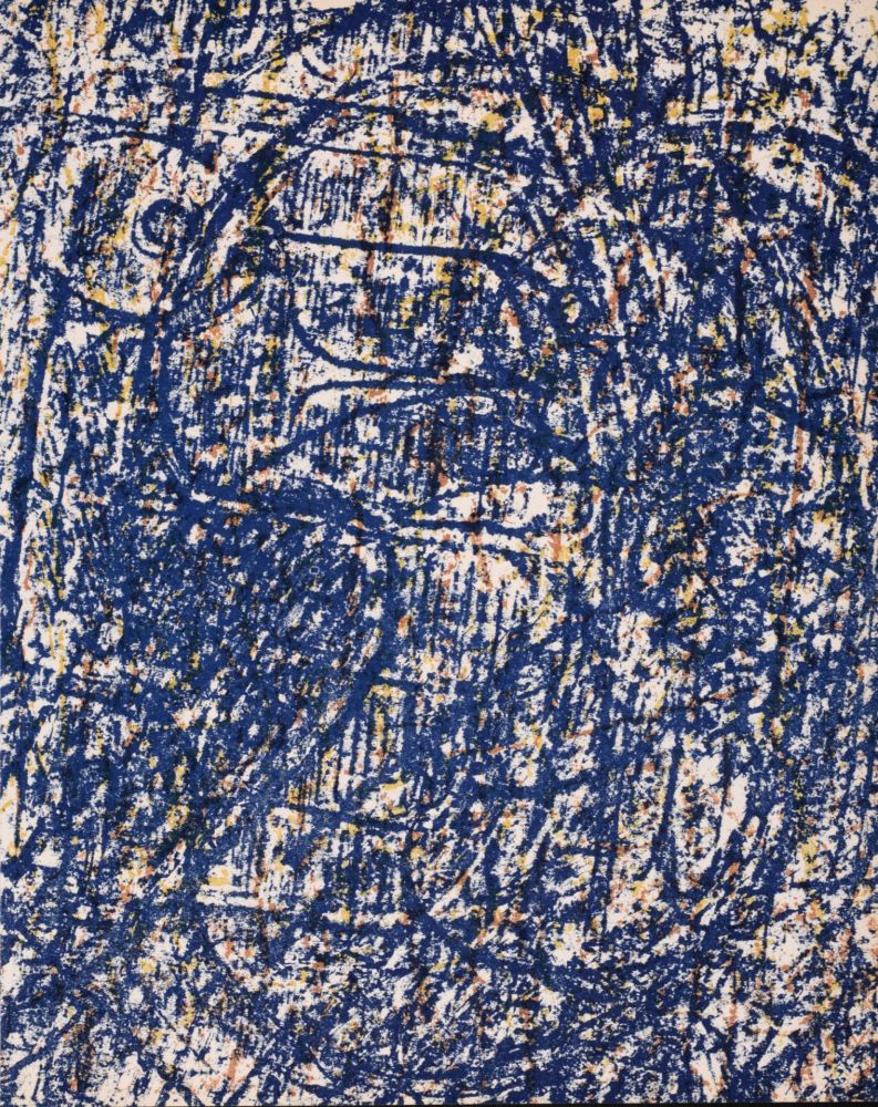 リトグラフ Ernst - ​​​​​​​La forêt bleue, 1962