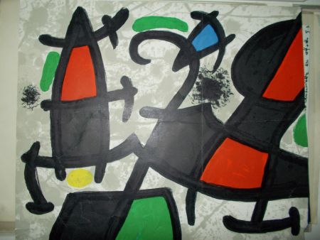 リトグラフ Miró - La fusée