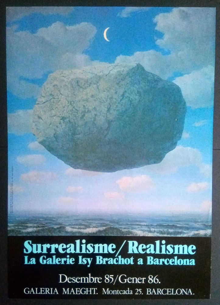 掲示 Magritte - LA GALERIE ISY BRACHOT A BARCELONA - MAEGHT 1986 