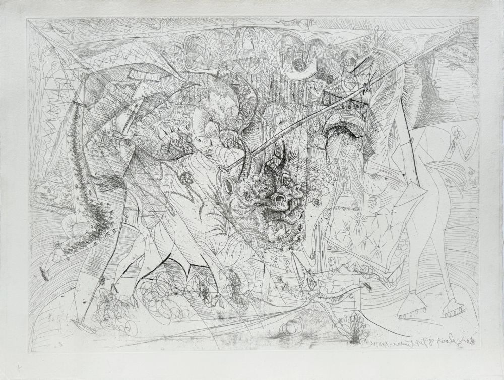 エッチング Picasso - La Grande Corrida