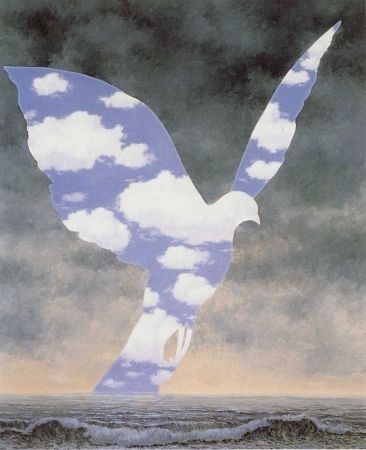 リトグラフ Magritte - La grande famille