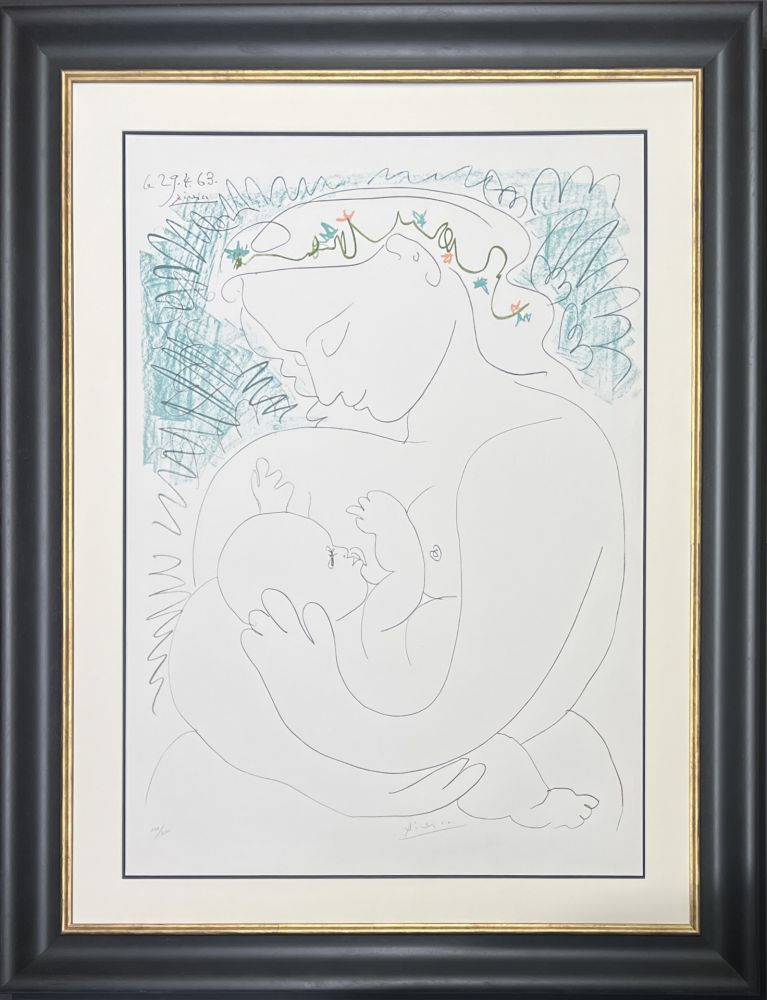 リトグラフ Picasso - La Grande Maternité, 1963