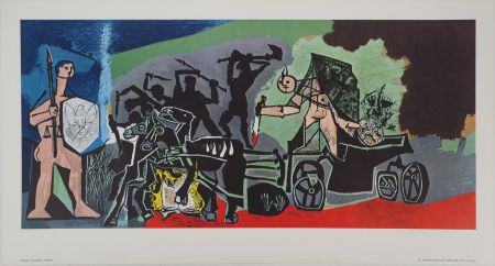 リトグラフ Picasso - La Guerre