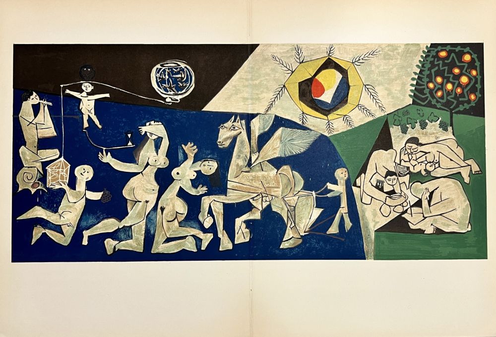 リトグラフ Picasso - La Guerre et la Paix