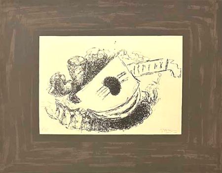 リトグラフ Braque - La guitare