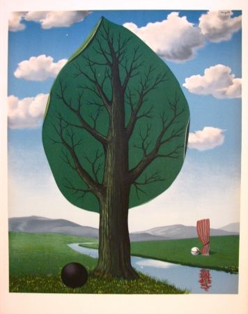 リトグラフ Magritte - La géante II