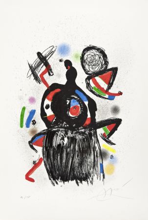 リトグラフ Miró - La Jeteuse de sorts 